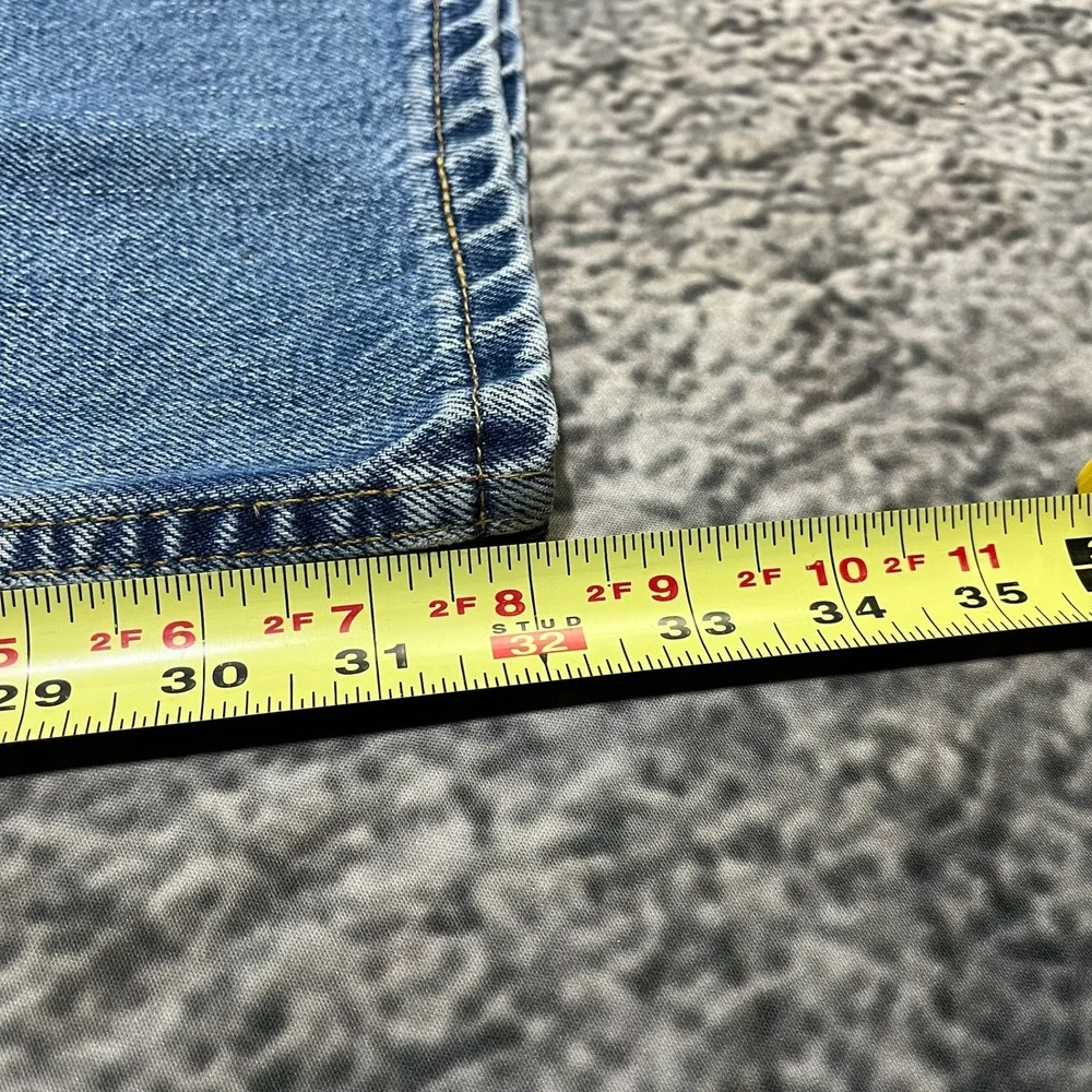 Levis‎ 505 Jeans Mens 38x32 Blue Regular Fit Straight Leg Denim Vintage 90s